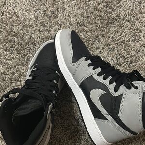 Men's Black and Gray Sneakers